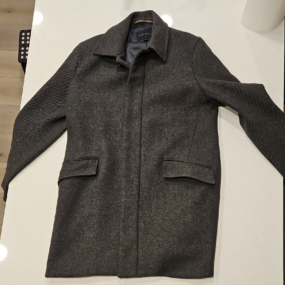 Banana Republic Charcoal Overcoat